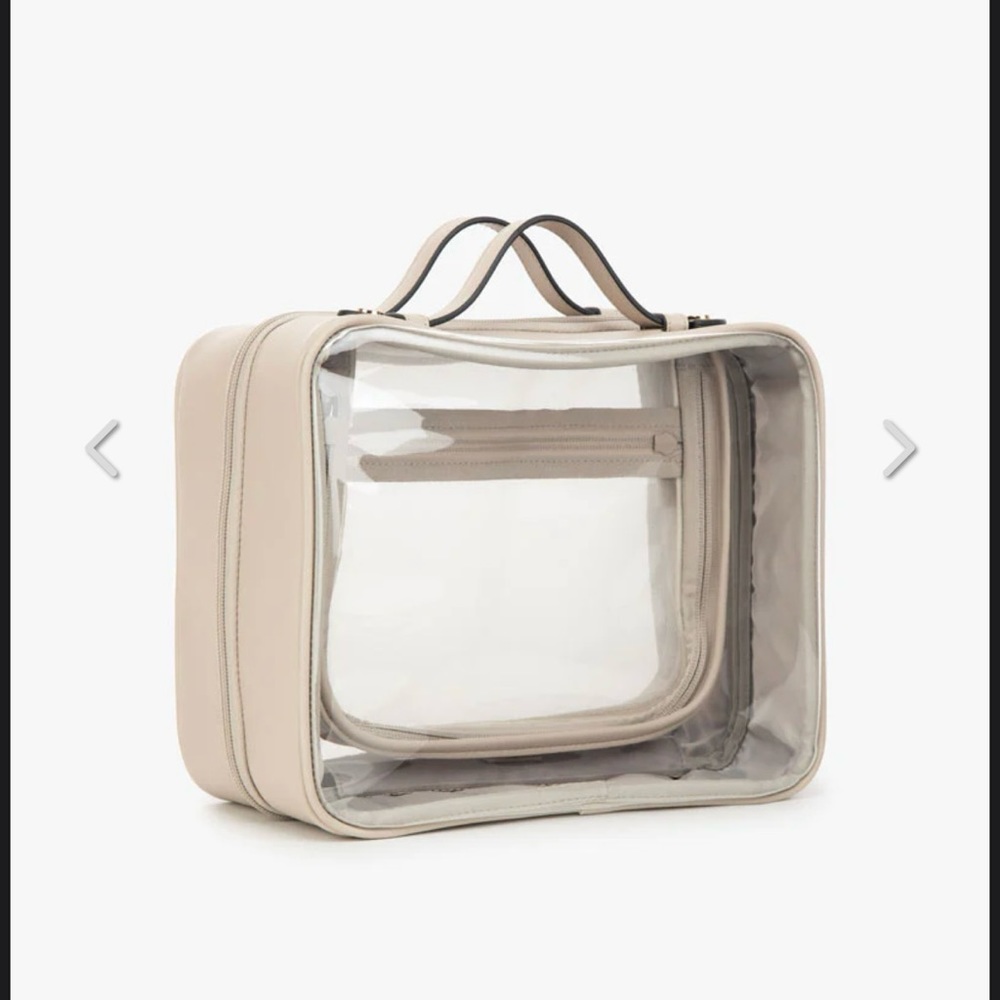 CALPAK Large Clear Cosmetics Case